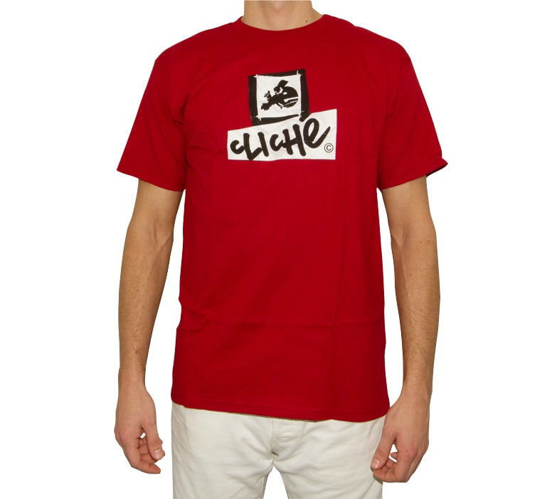 Cliché T-Shirt Combo Logo Rot