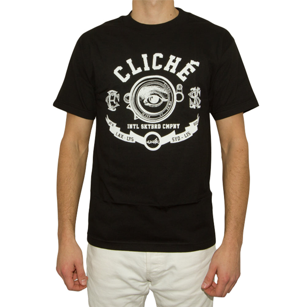 Cliché Herren T-Shirt Drop Out (Black)