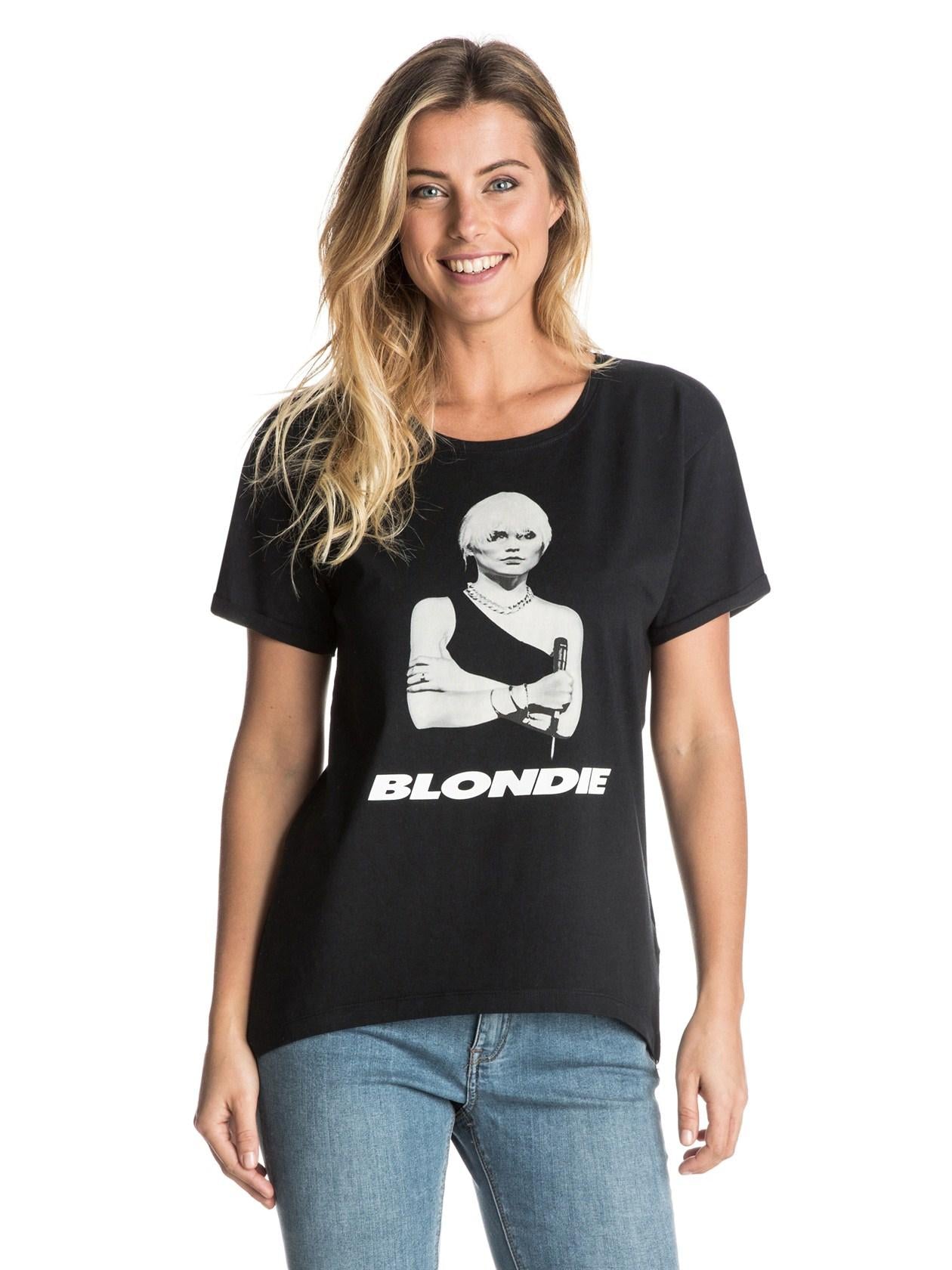 Roxy T-Shirt Blondie Black T Schwarz