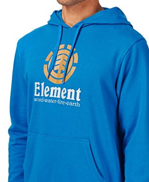Element Hoodie Vertical Blau