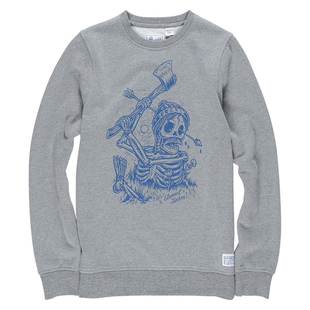 Element Pullover GROUNDED CREW Grau