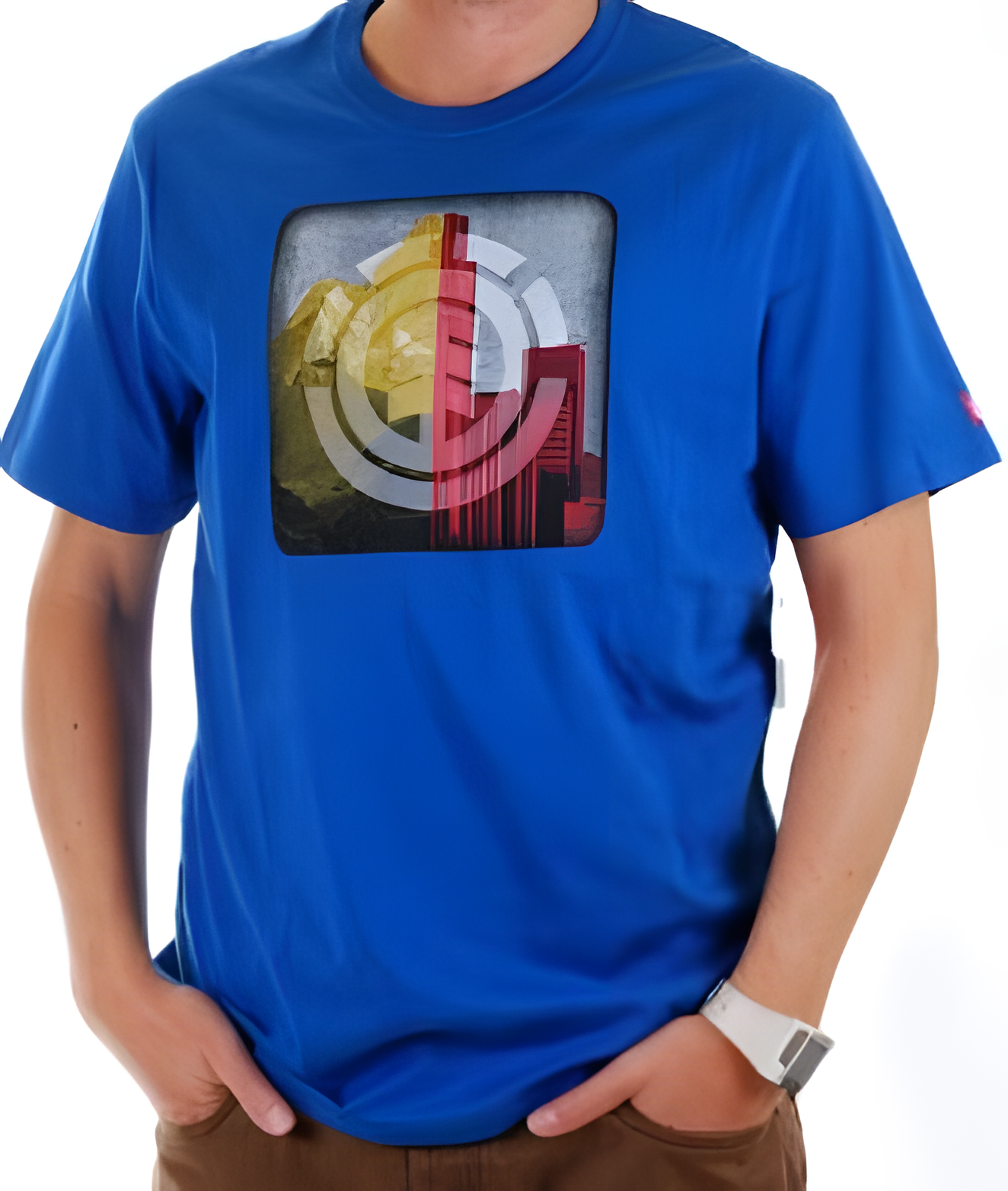 Element T-Shirt Future Nature Blau