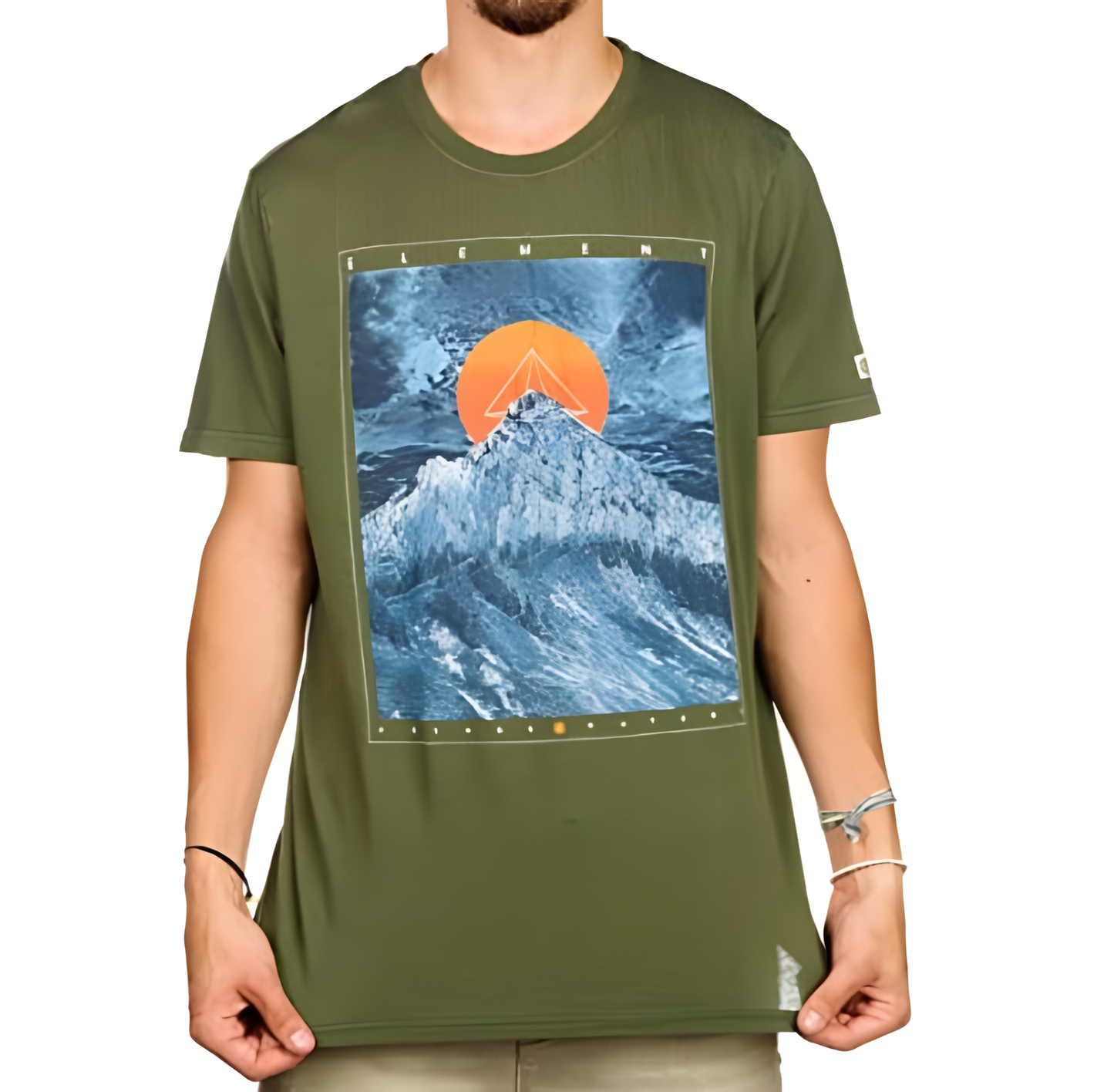 Element Men's T-Shirt Hedron (Military Green)