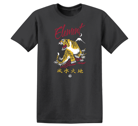 Element Men's T-Shirt Hanako Ss Ftm (Flint Black)
