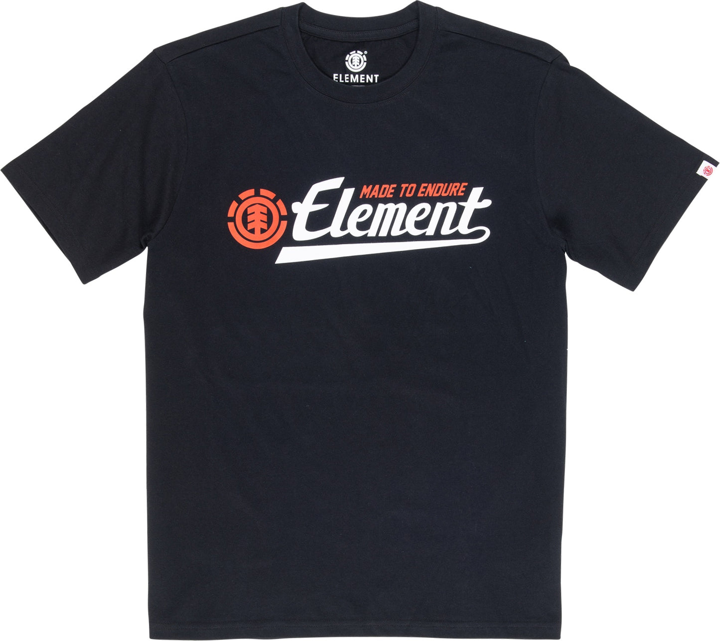 Element Men's T-Shirt Signature Ss (Flint Black)
