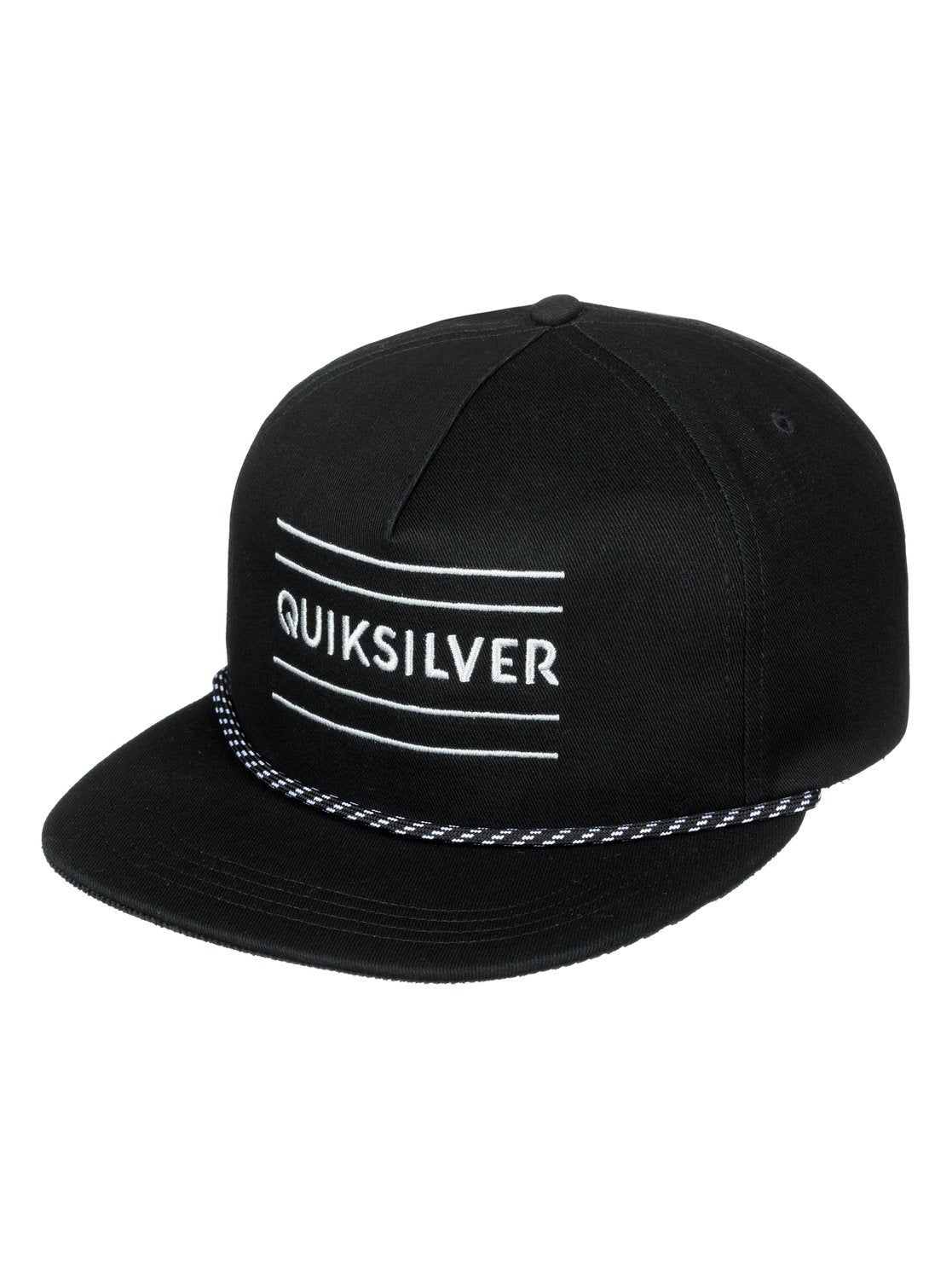 Quiksilver Snapback Cap Fold Snapper schwarz