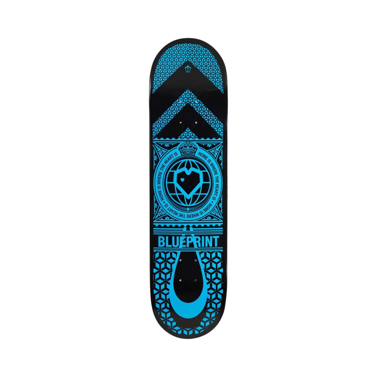 Blueprint Home Heart Skateboard Deck