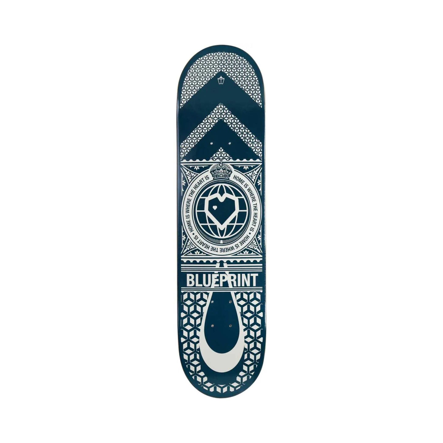 Blueprint Home Heart Skateboard Deck