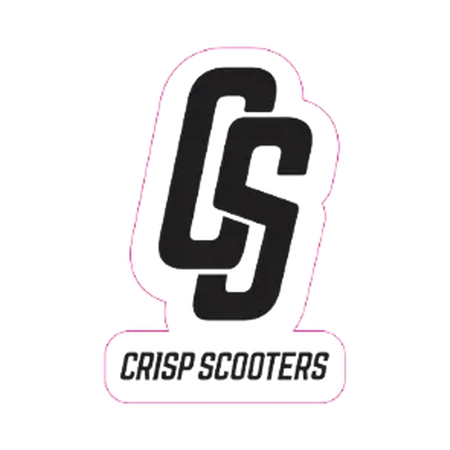 Crisp Stunt Scooter Sticker