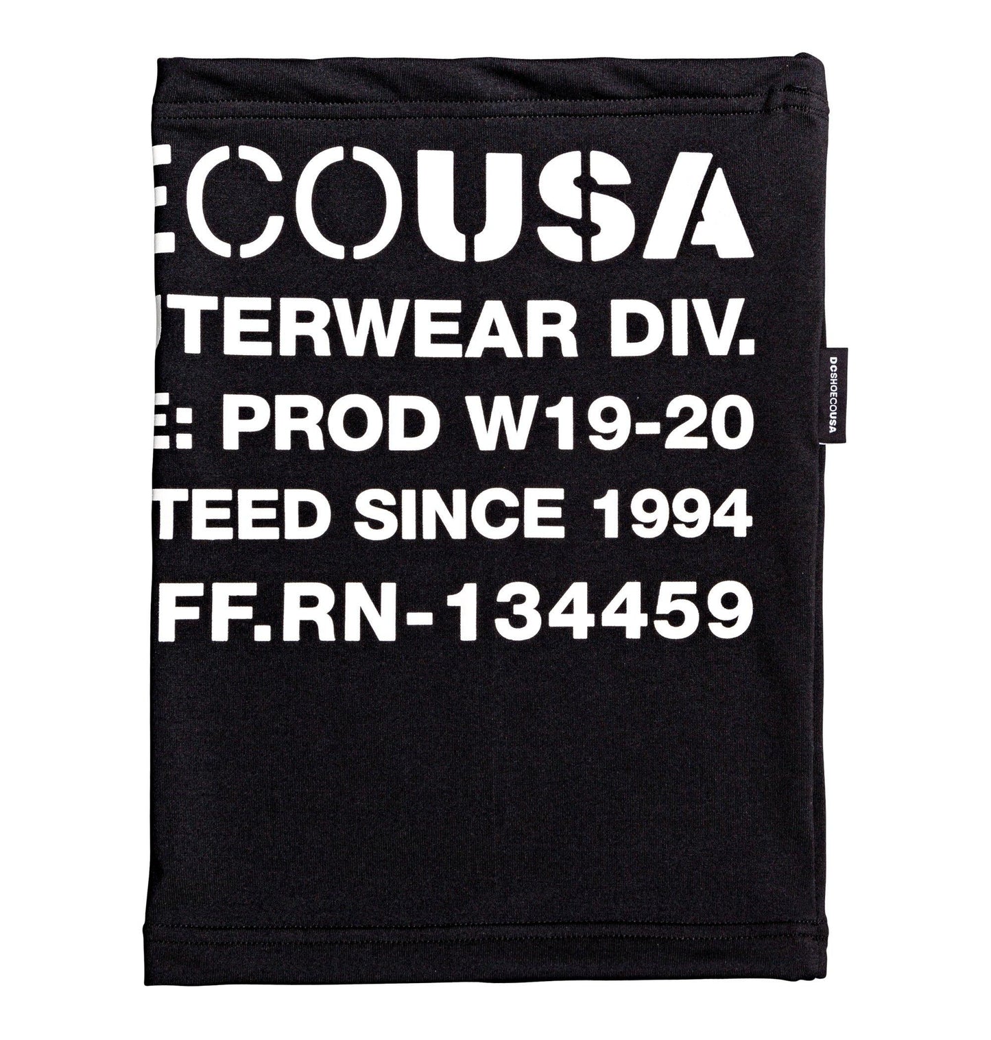 DC Halswärmer CANVAS NECKWARM Schwarz