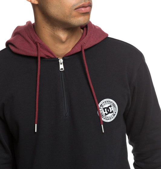 DC Hoodie Rebel Ph Half Z Schwarz
