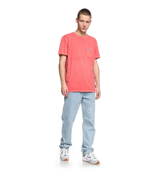 DC Shoes T-Shirt Dyed Pocket Cre Rot