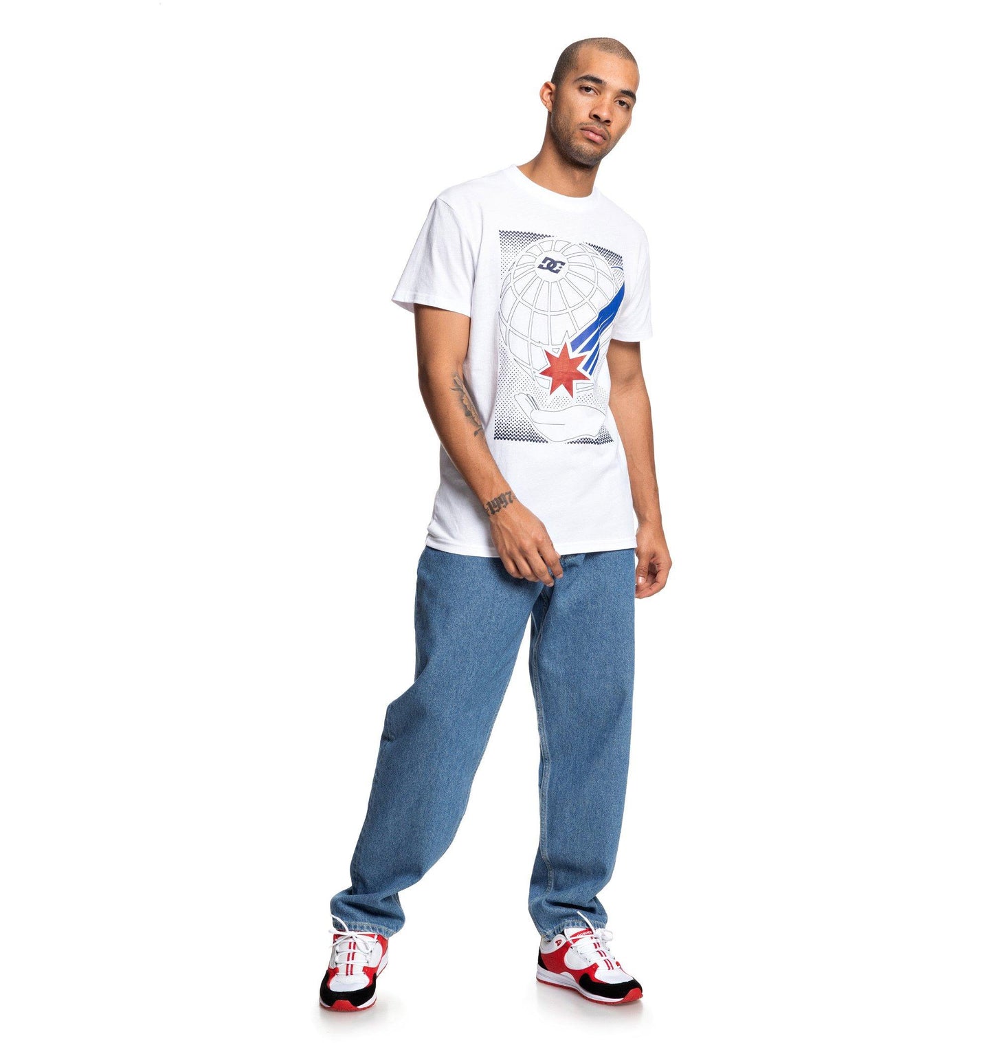 DC Shoes T-Shirt COMET SEVEN SS Weiß