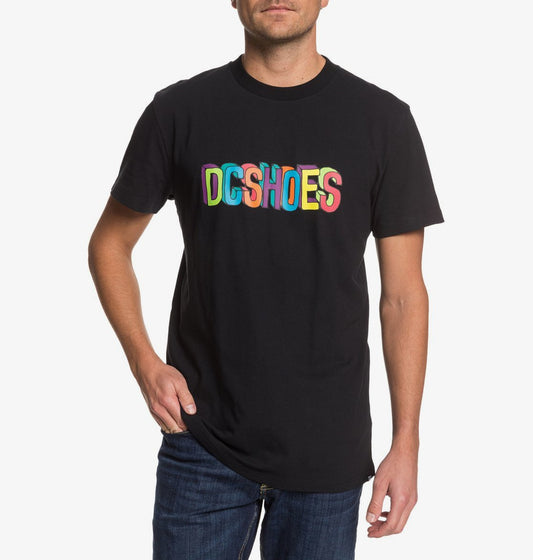 DC T-Shirt Color Blocks Schwarz