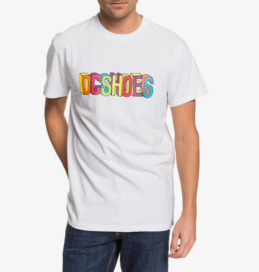 DC T-Shirt Color Blocks Weiß