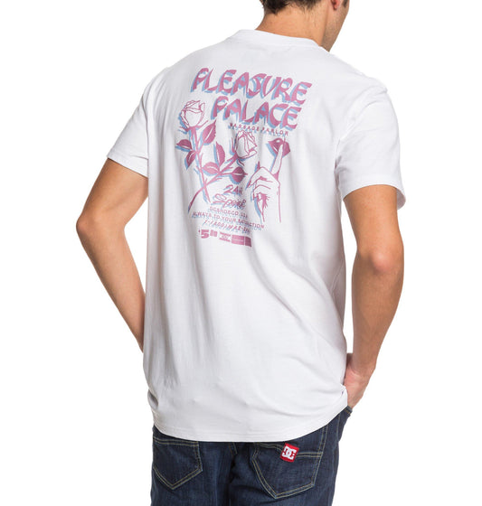 DC T-Shirt Pleasure Palace Weiß