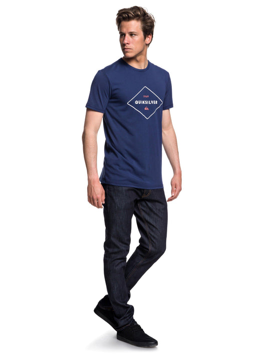 Quiksilver T-Shirt Fluid Flow UPF 30 Blau