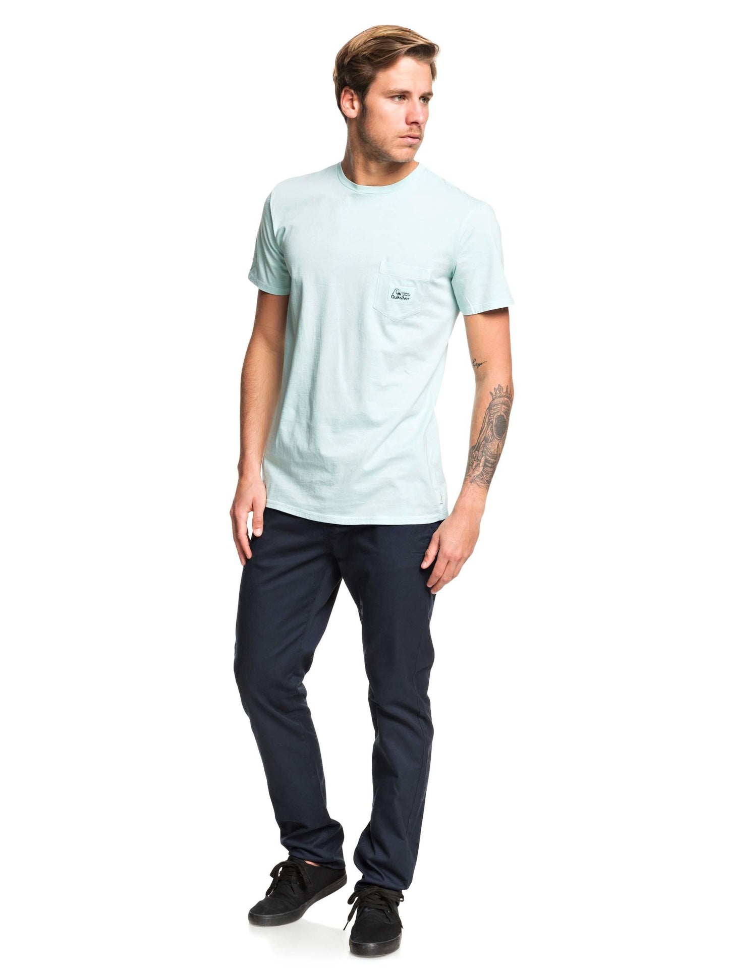 Quiksilver T-Shirt Above The Lip Blau