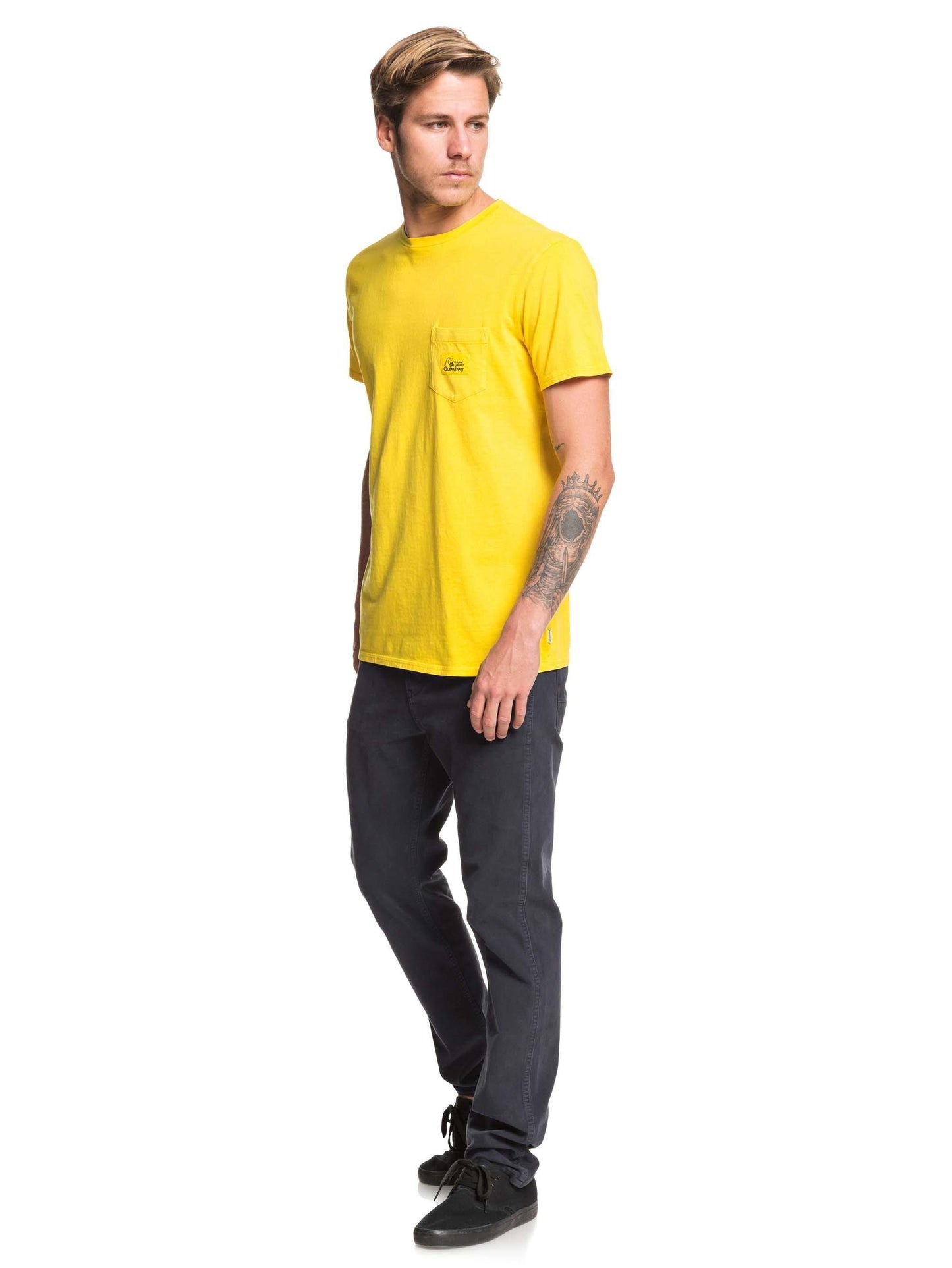 Quiksilver T-Shirt Above The Lip Gelb