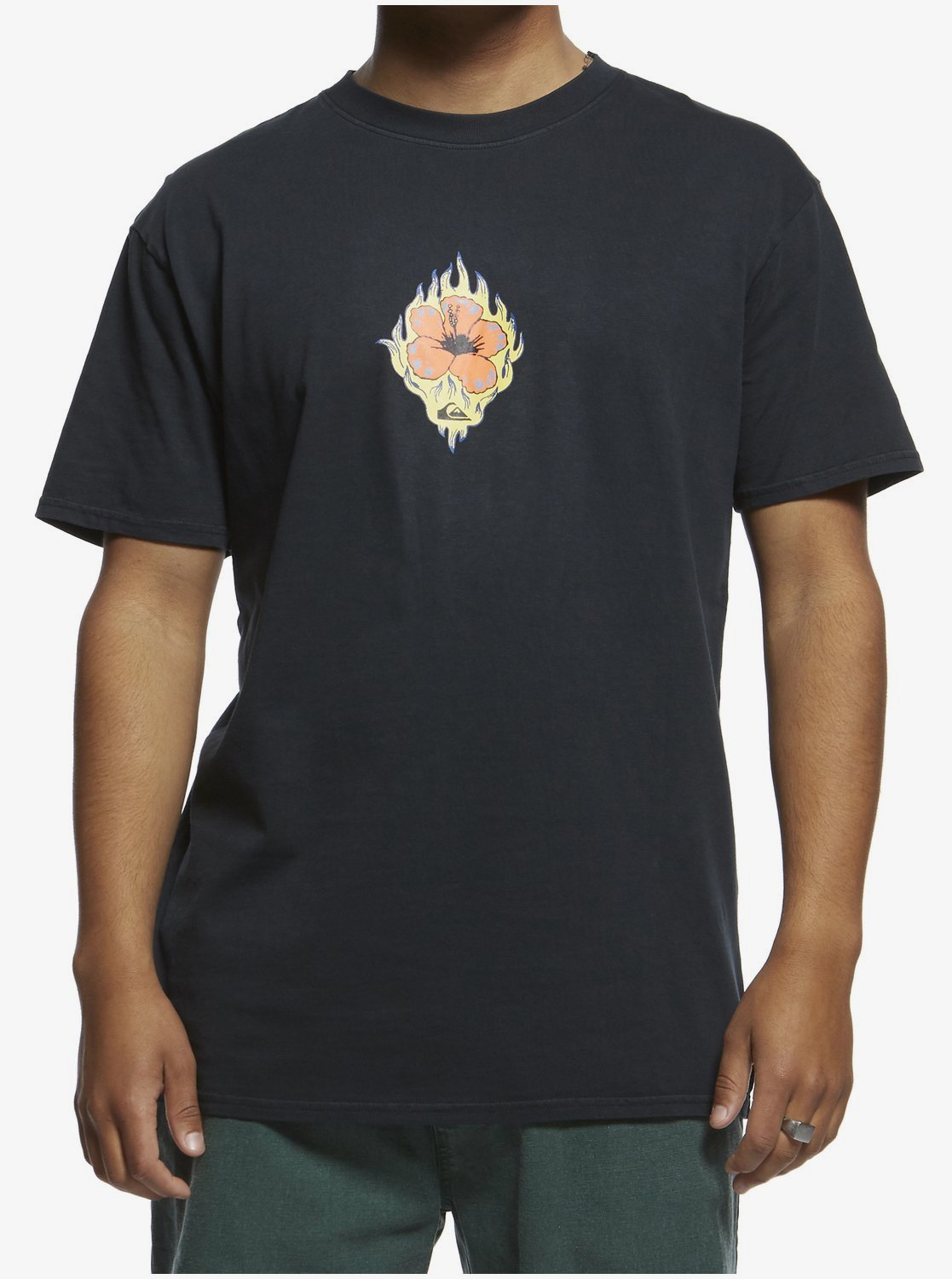 Quiksilver T-Shirt Originals Lit Schwarz