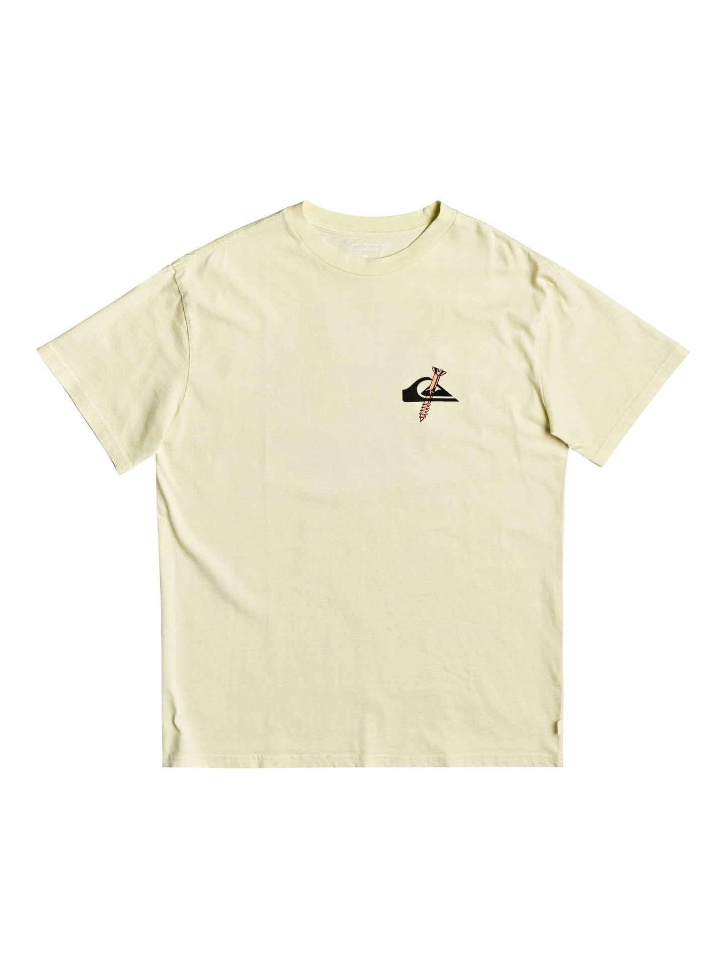 Quiksilver T-Shirt Broken Tongue Gelb