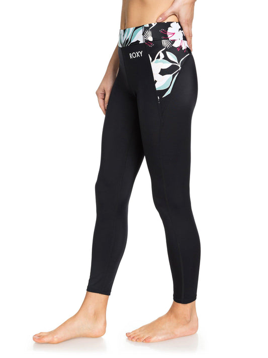 Roxy Leggings Take Me To The Beach Schwarz