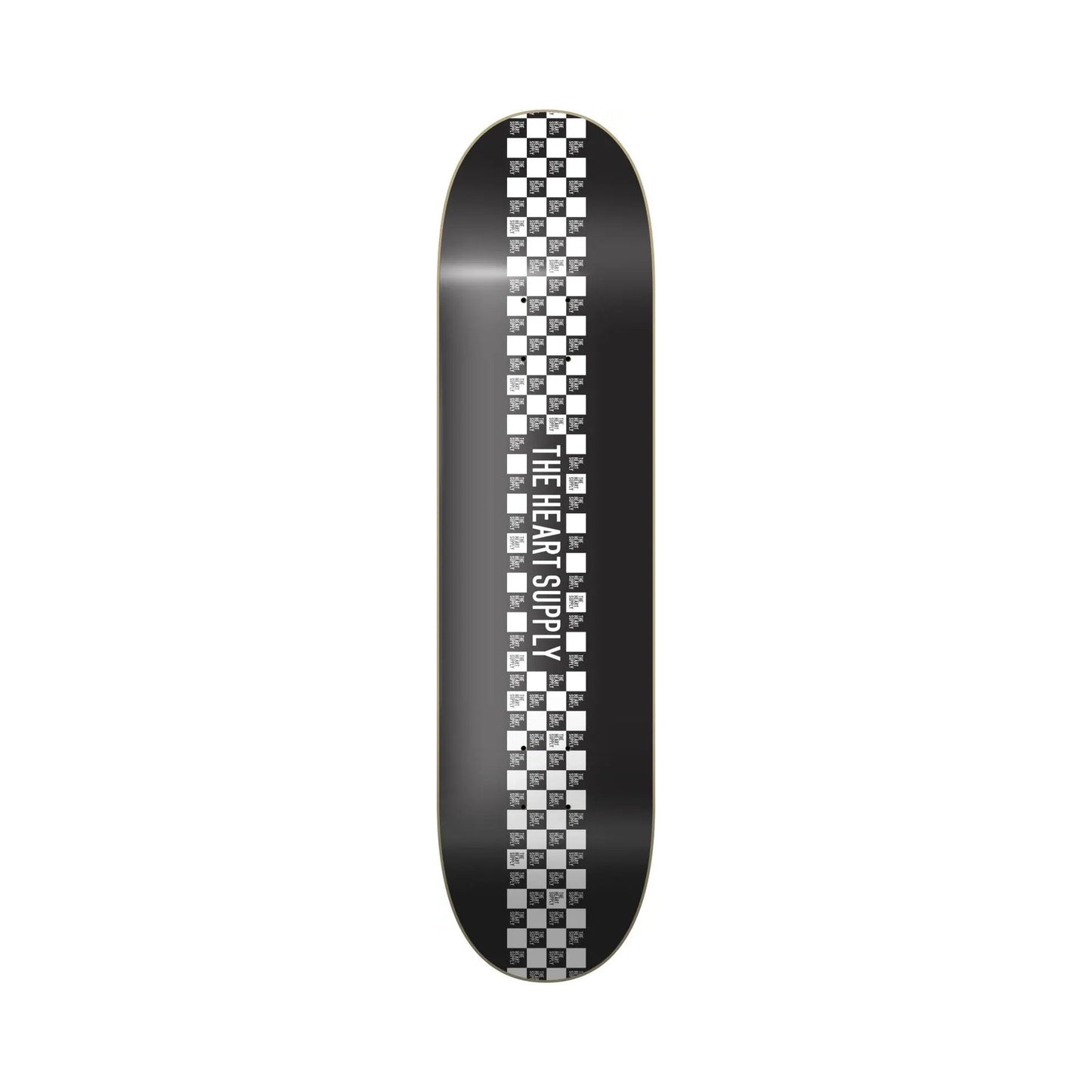 Heart Supply Check Stripe Skateboard Deck