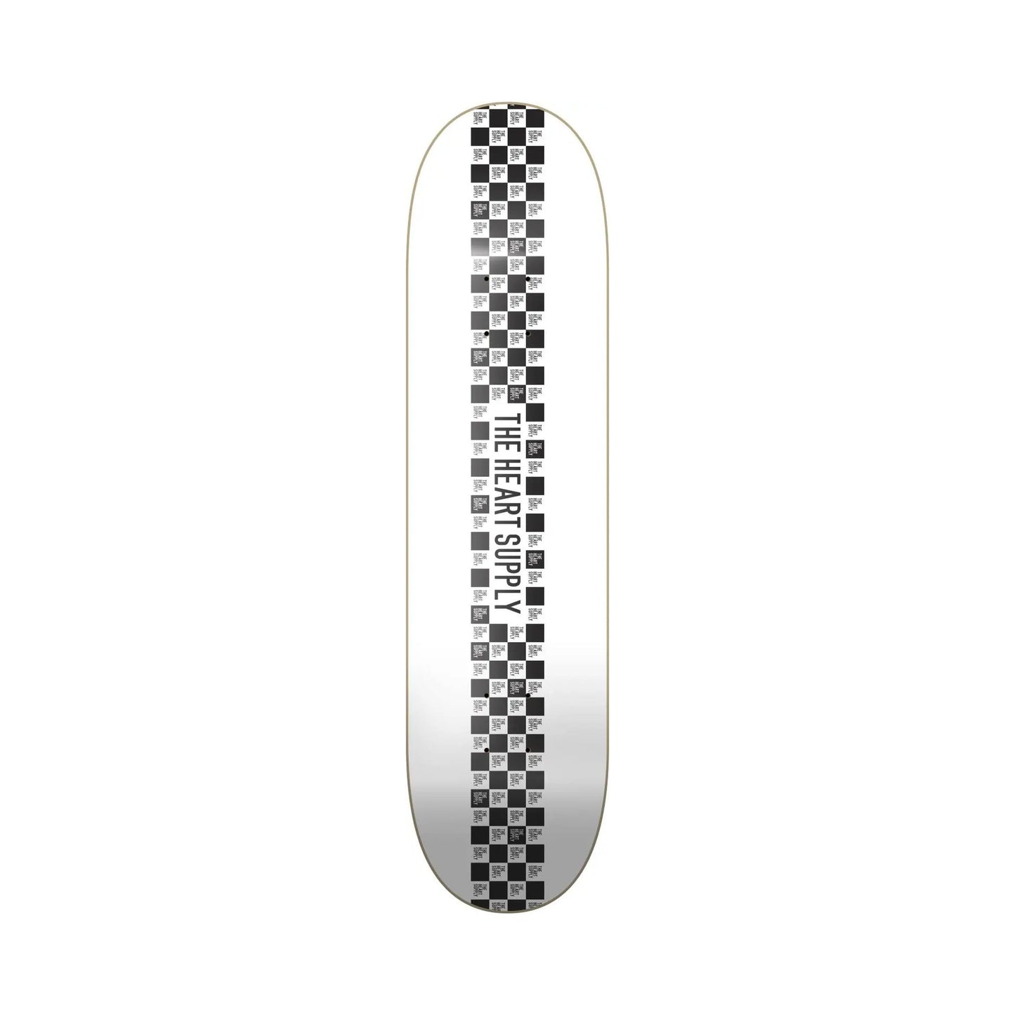 Heart Supply Check Stripe Skateboard Deck