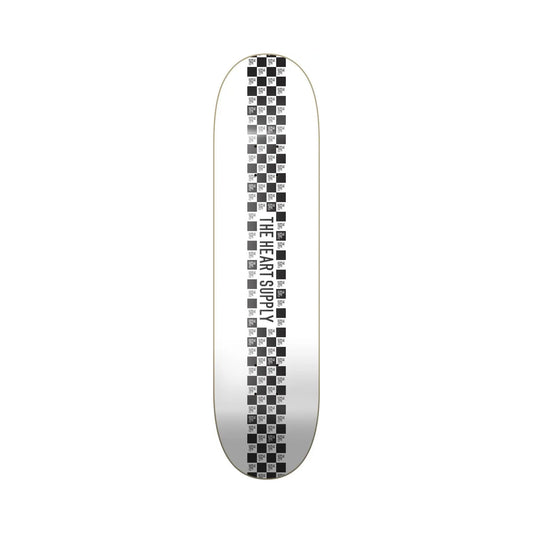 Heart Supply Check Stripe Skateboard Deck