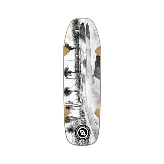 Hydroponic Bullet Pool Shape Skateboard Deck