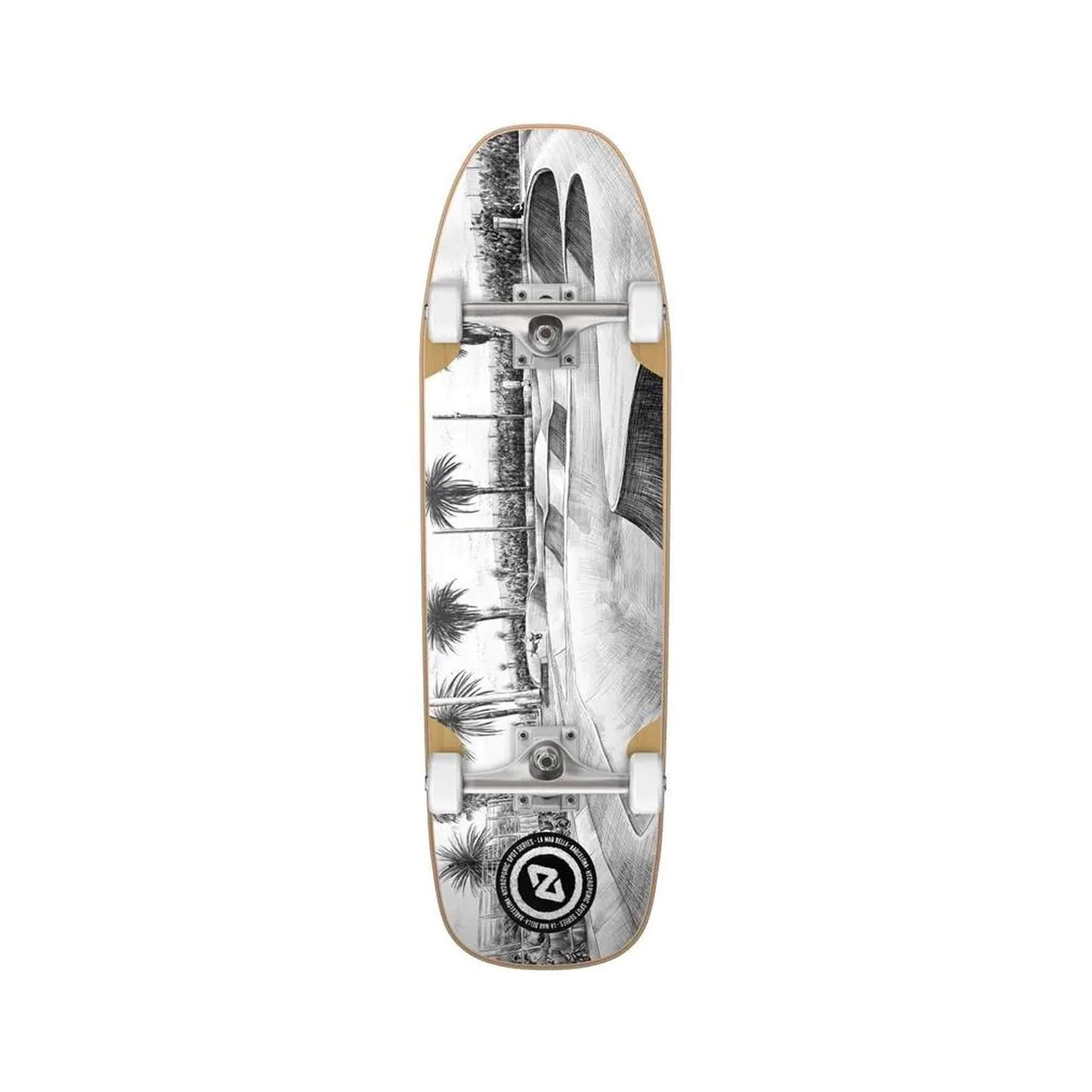 Hydroponic Bullet Pool Shape Spot Series Skateboard Komplettboard