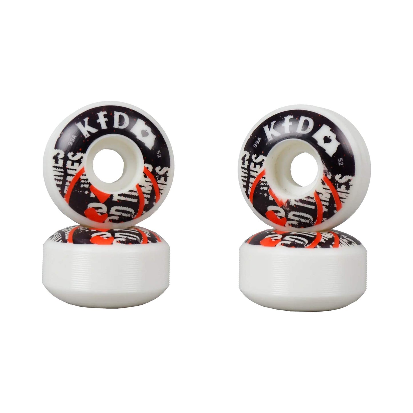 KFD DIY Skateboard Rollen 4 Stk.