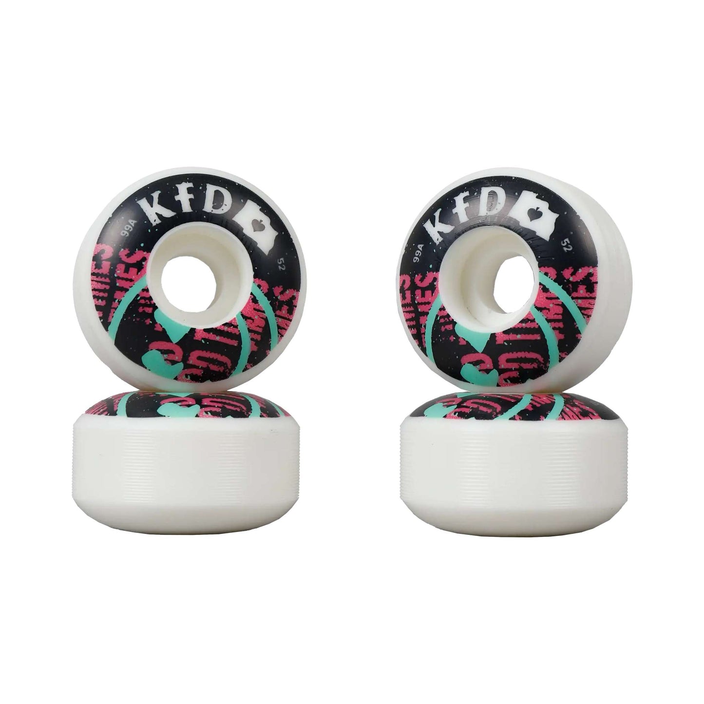 KFD DIY Skateboard Rollen 4 Stk.