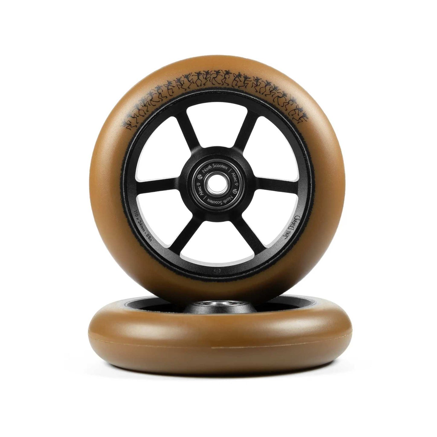 North Jon deVrind G4 Stunt Scooter Rollen 2 Stk.