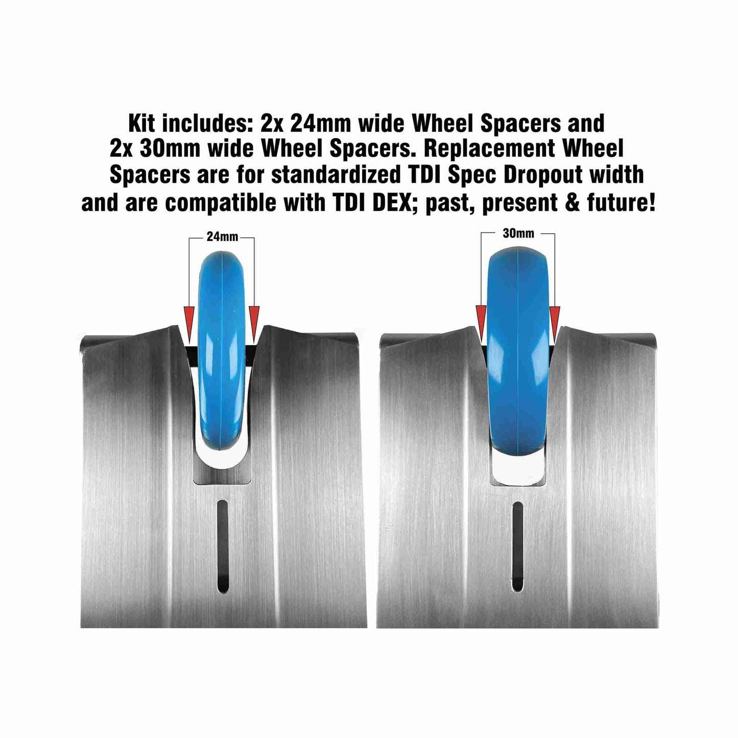 Kit d'entretoises de roue arrière Proto