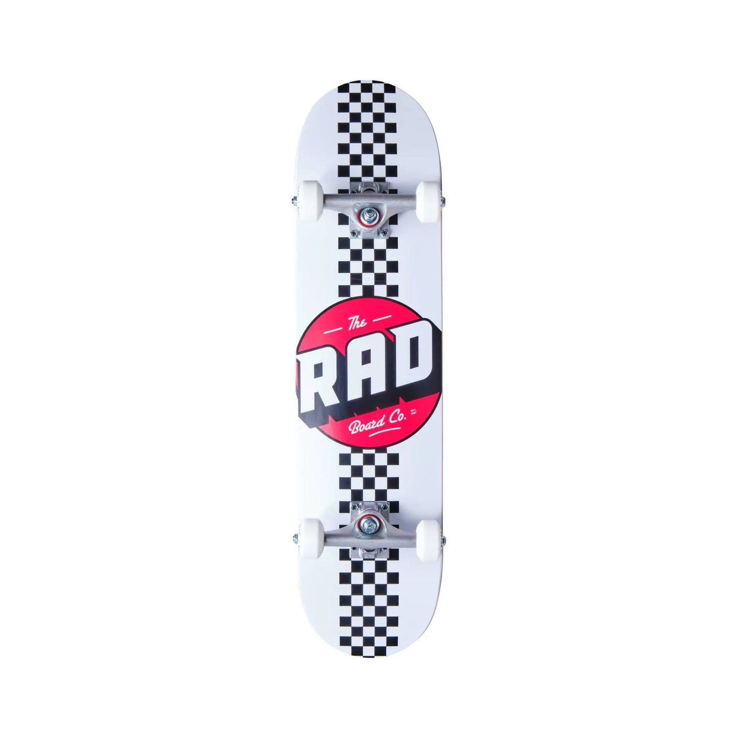 RAD Checker Stripe Skateboard Komplettboard