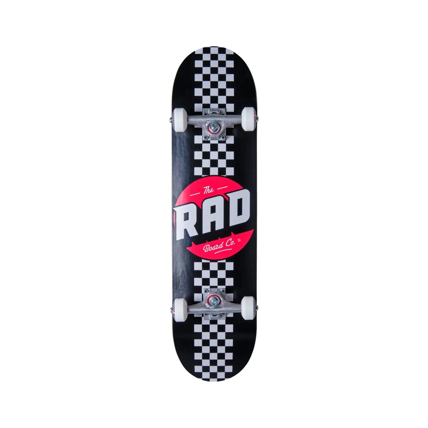 RAD Checker Stripe Skateboard Komplettboard