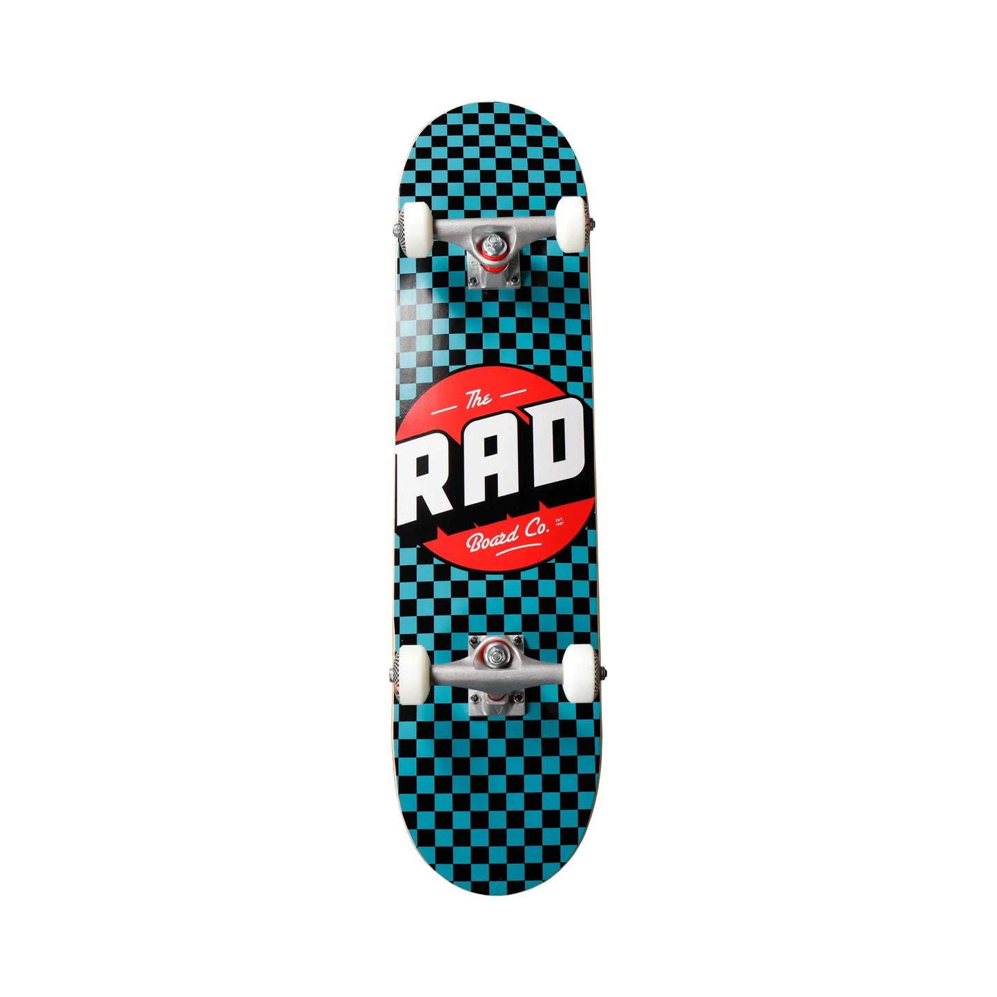RAD Checkers Progressive Skateboard complete board
