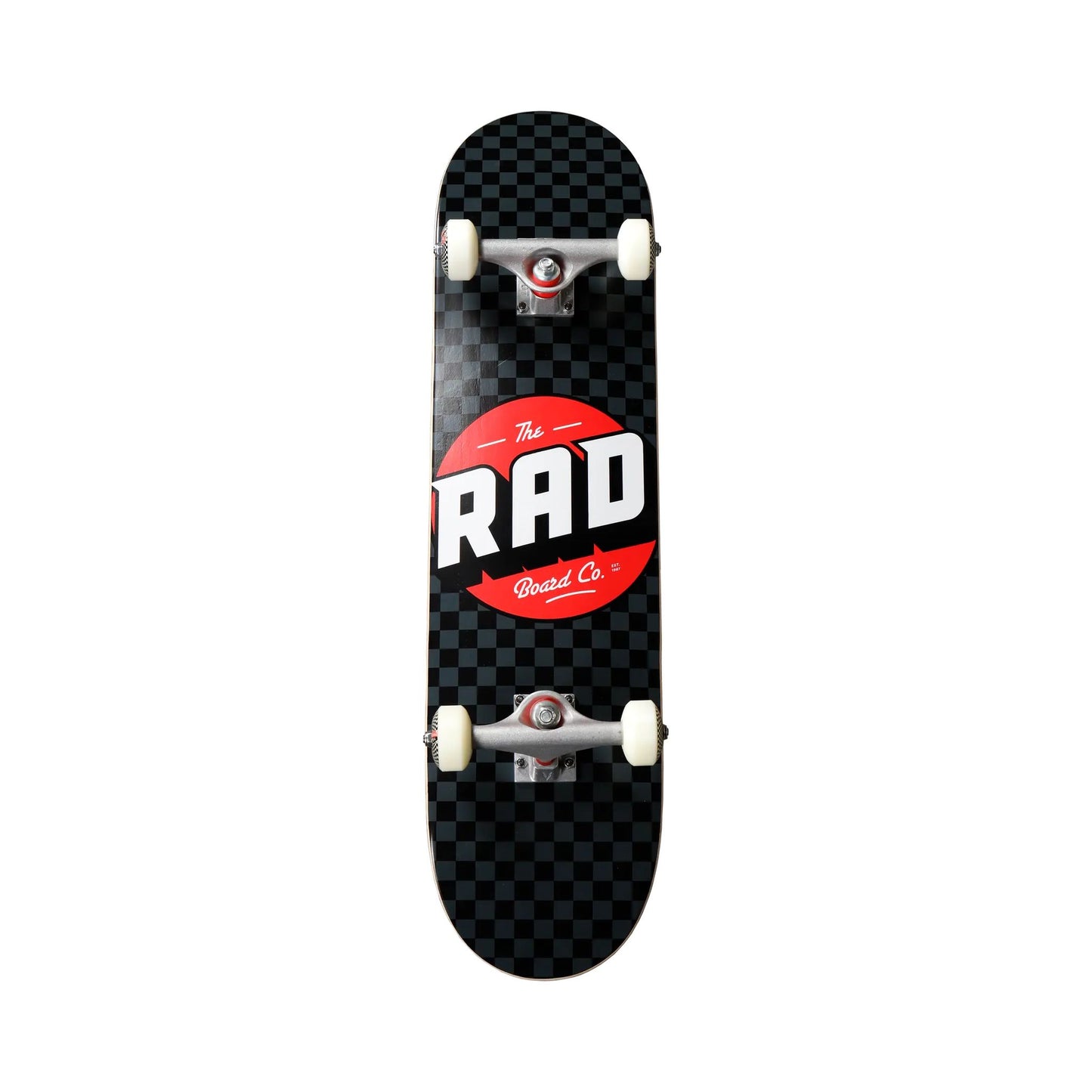 RAD Checkers Progressive Skateboard complete board