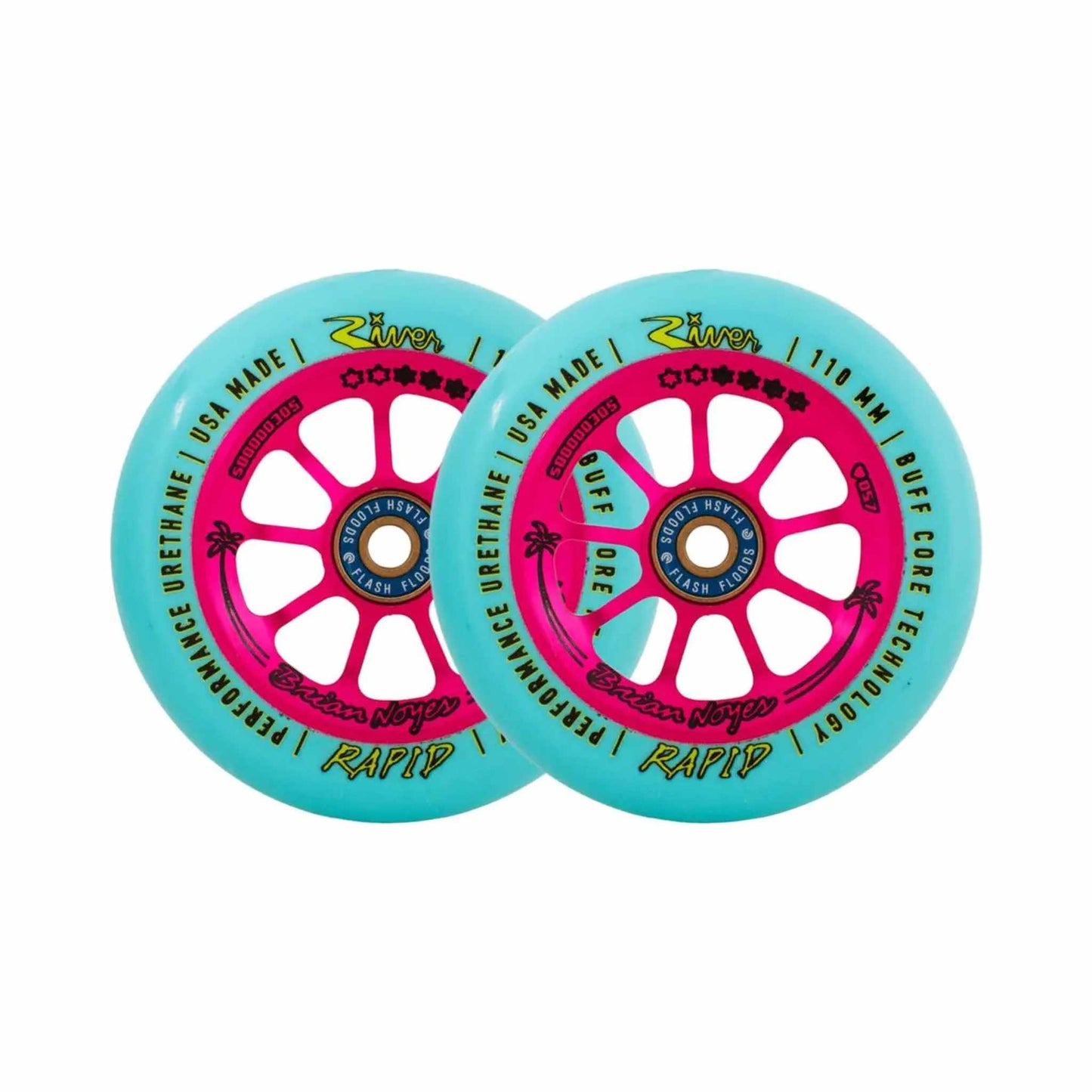 River Rapid Signature Stunt Scooter Rollen 2 Stk.