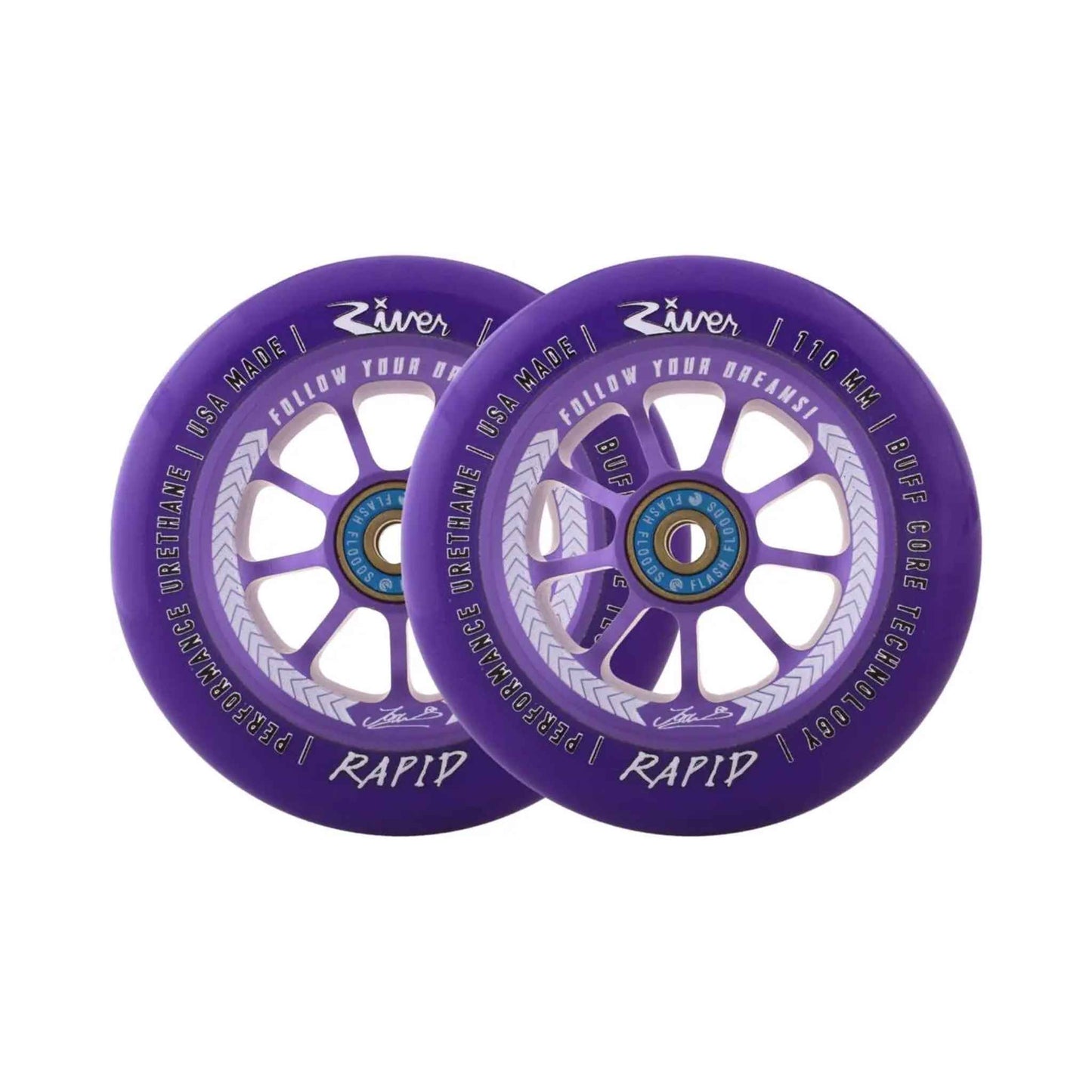 River Rapid Signature Stunt Scooter Rollen 2 Stk.