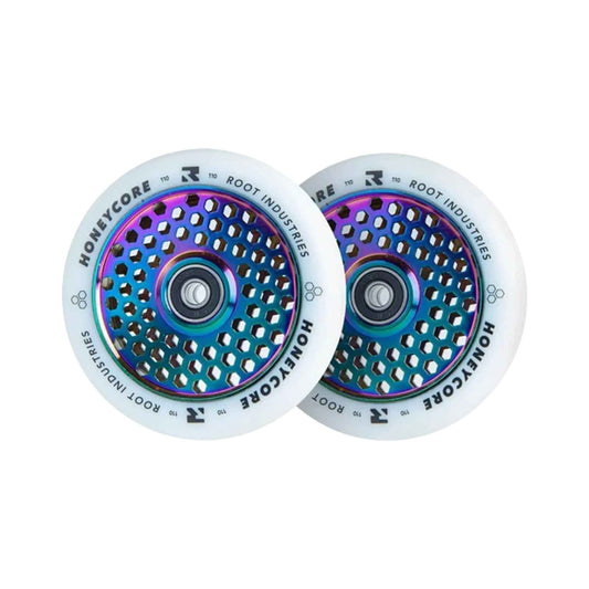 Root Honeycore White 110mm Stunt Scooter Wheels 2 pcs.