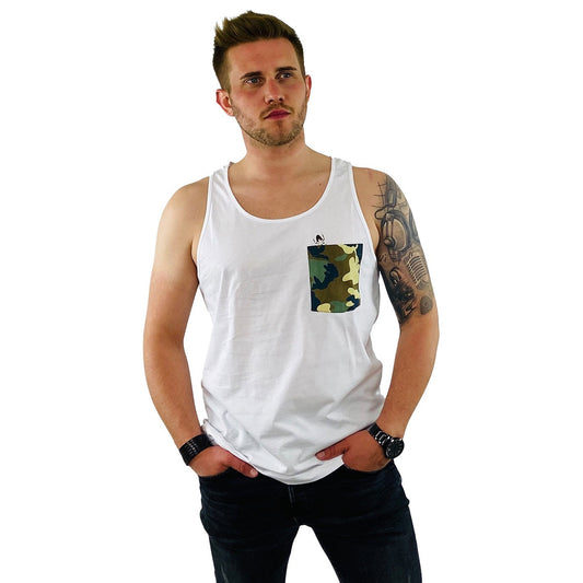 Zoo York Herren Tank Top Woodland (WHITE) – Tank Top für Herren