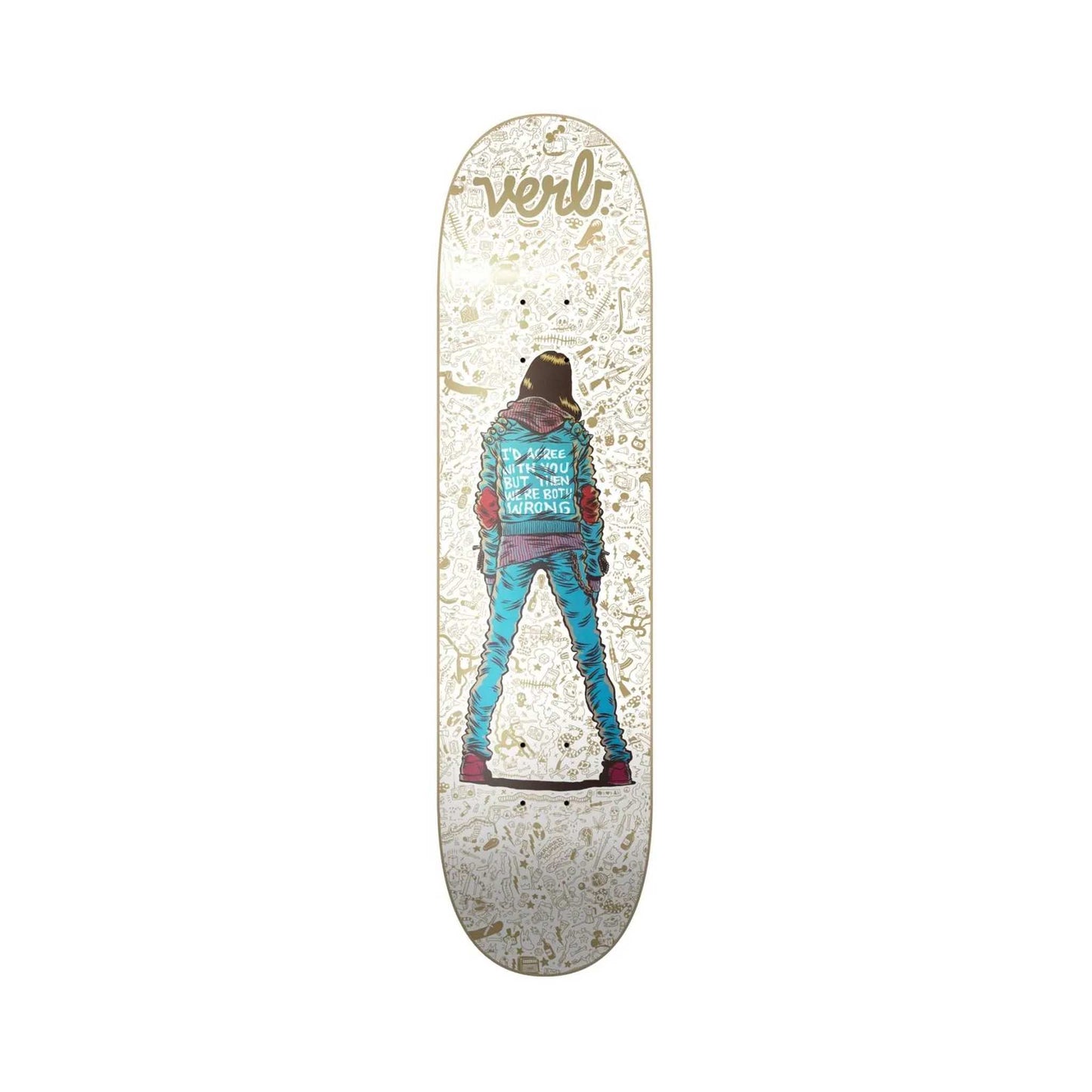 Verb Human Skateboard Deck