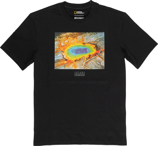 Element T-Shirt Geyser Tee Schwarz