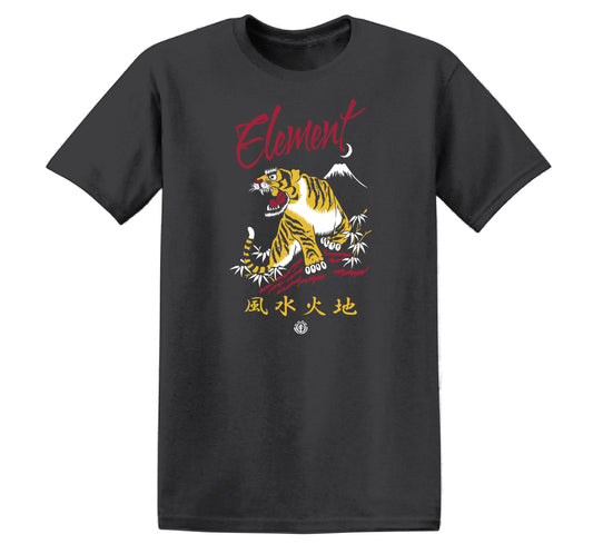 Element T-Shirt Hanako Ss Ftm Schwarz