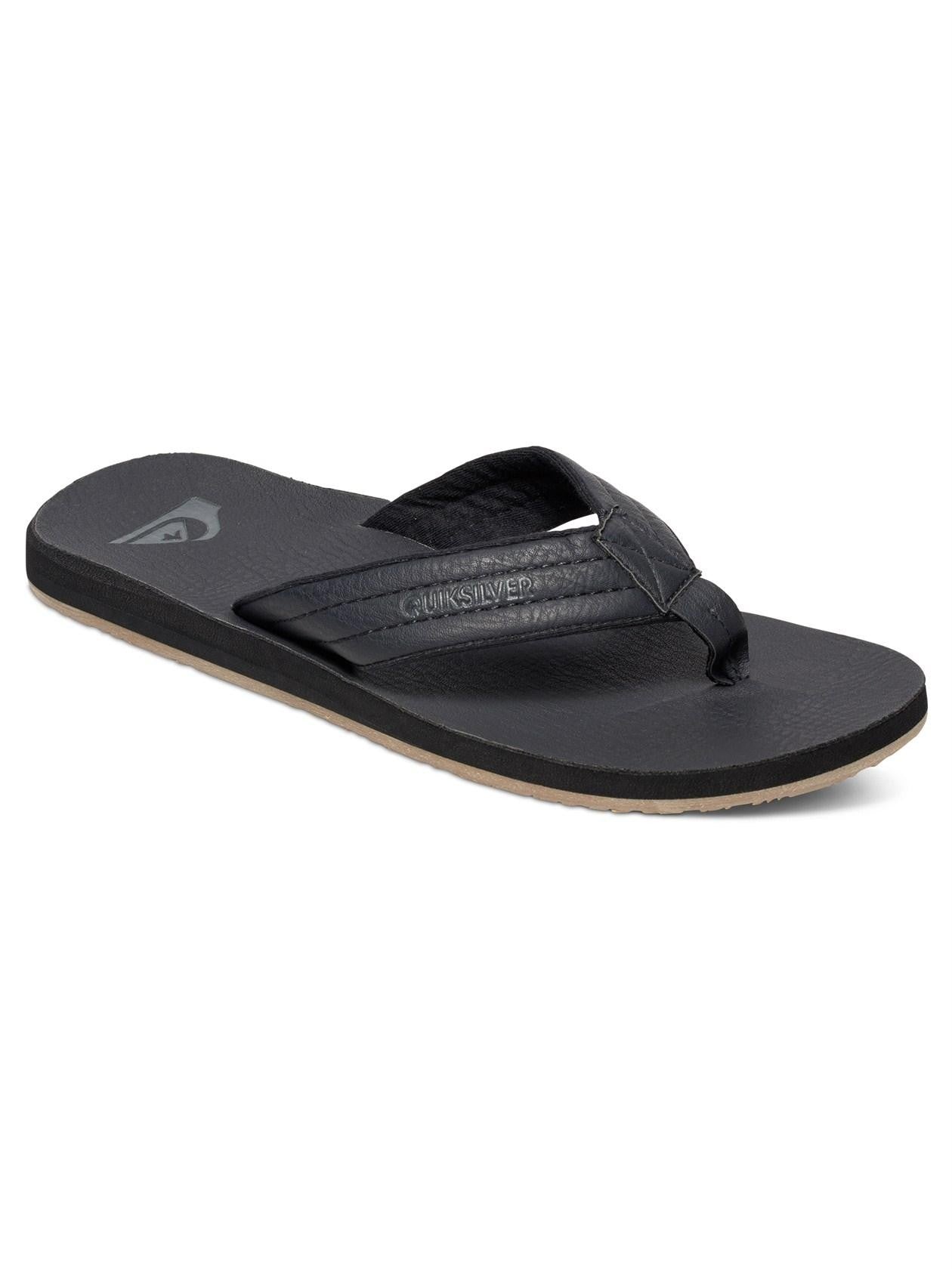 Quiksilver Sandalen CARVER NUBUCK schwarz
