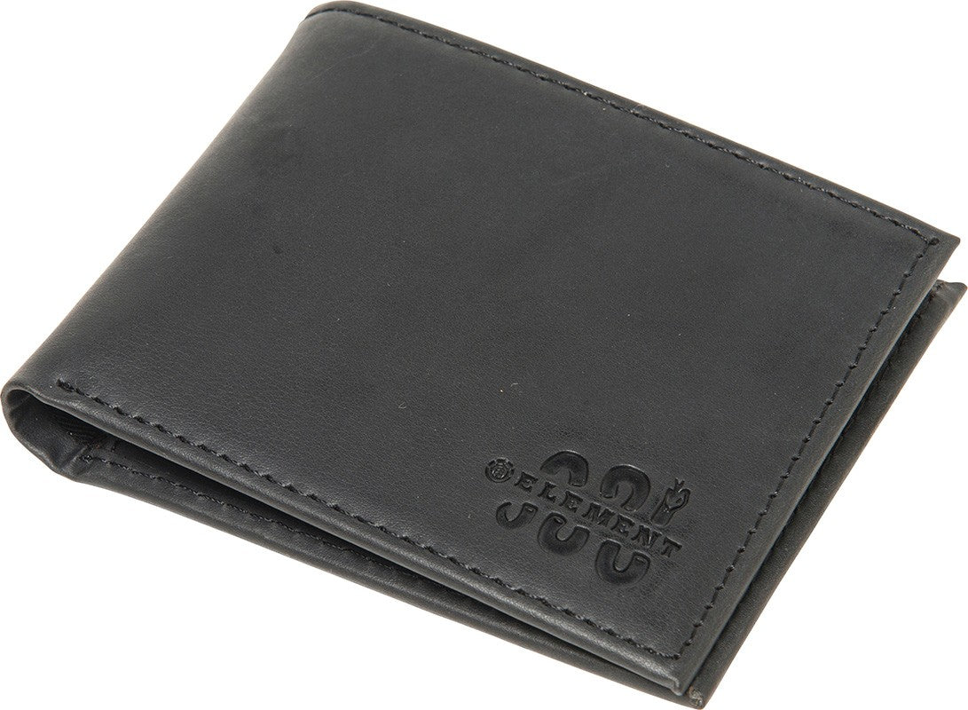 Element Geldbeutel BOWO LEATHER WALLET Schwarz