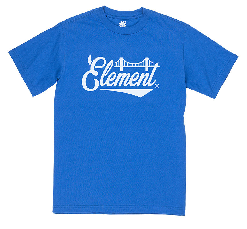 Element T-Shirt BRIDGE SS Blau