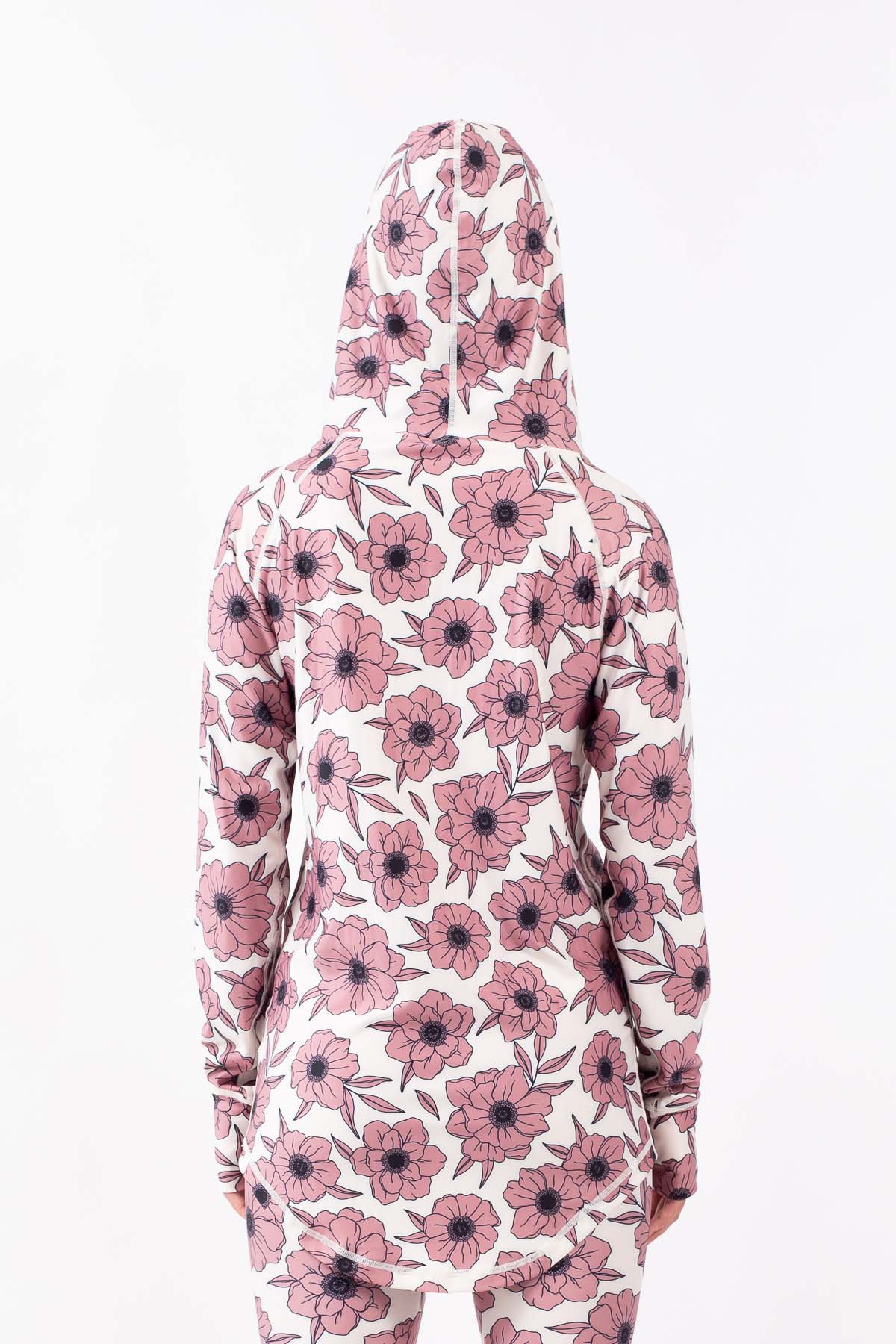 Eivy Frauen Funktions-Shirt Icecold Hood (Wall Flowers)